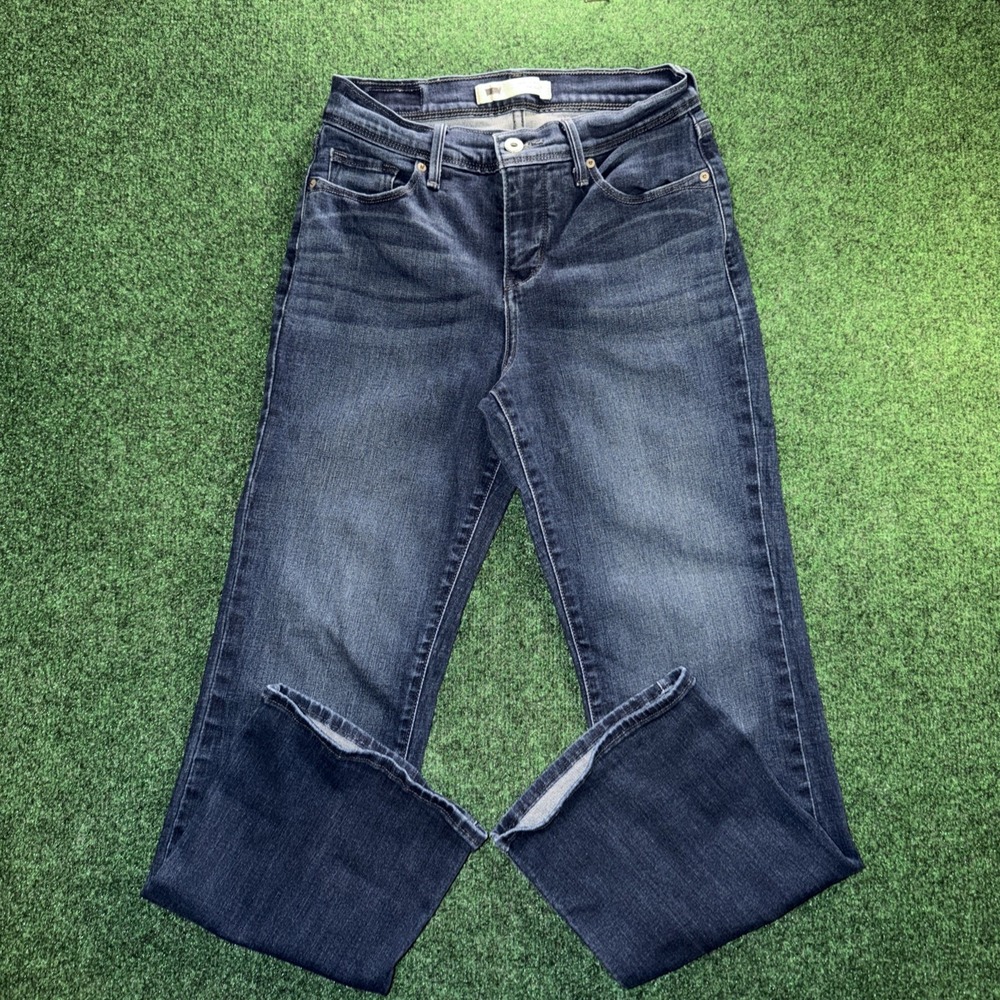 Levi's 512 Perfect Slimming Bootcut Jeans Women's Size 27x27 Blue Jeans